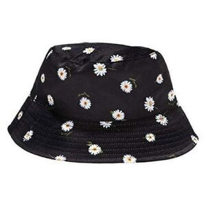 Alice and Olivia Womans Reversible Daisy Spring Summer Bucket Hat New